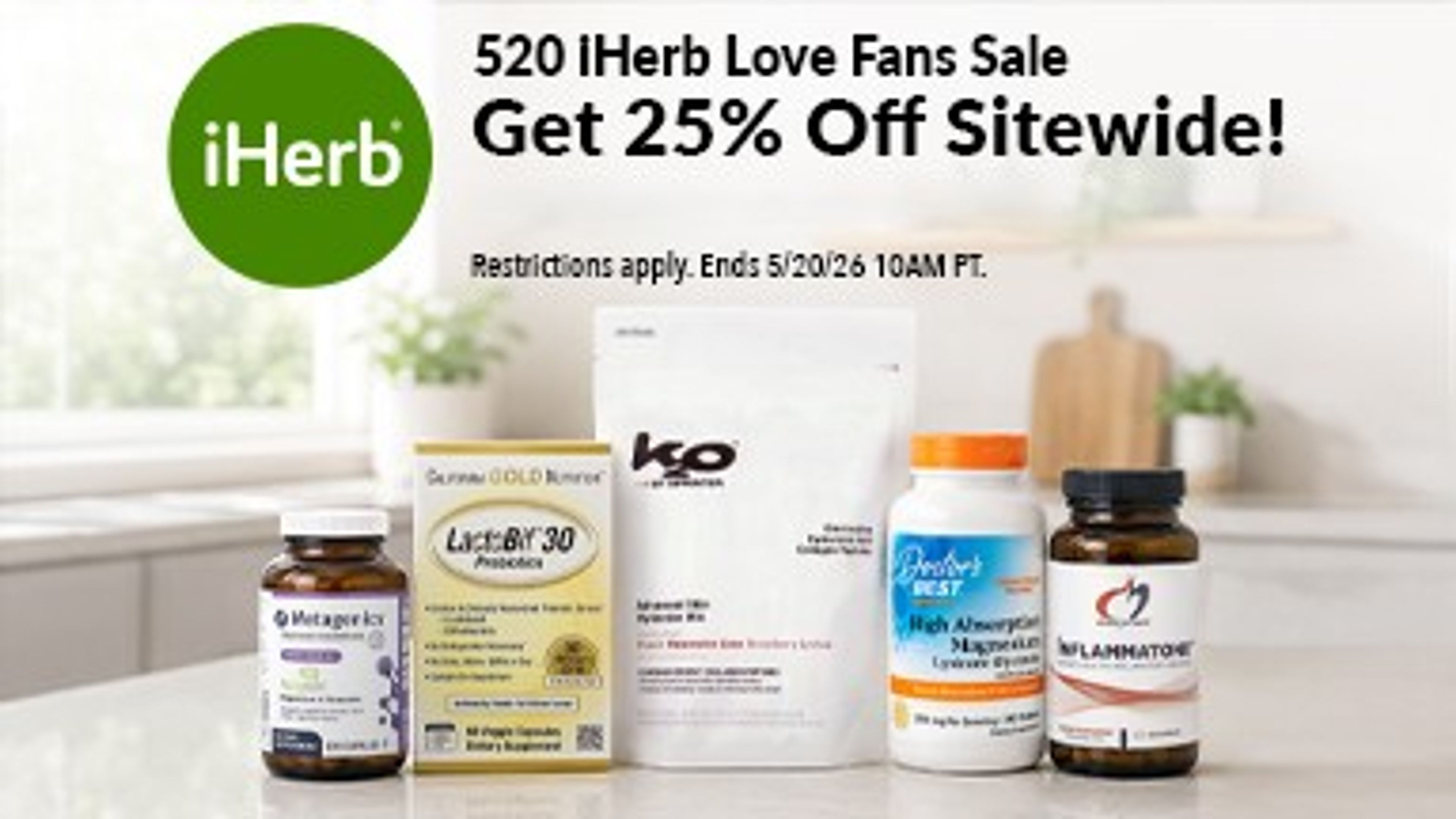 iHerb Love Fans Sale