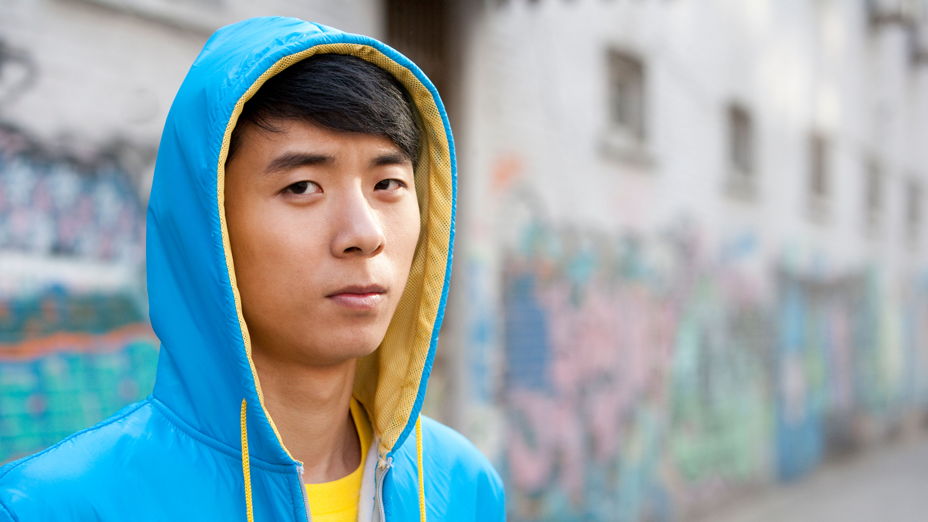 Portrait of Guy in Hoodie