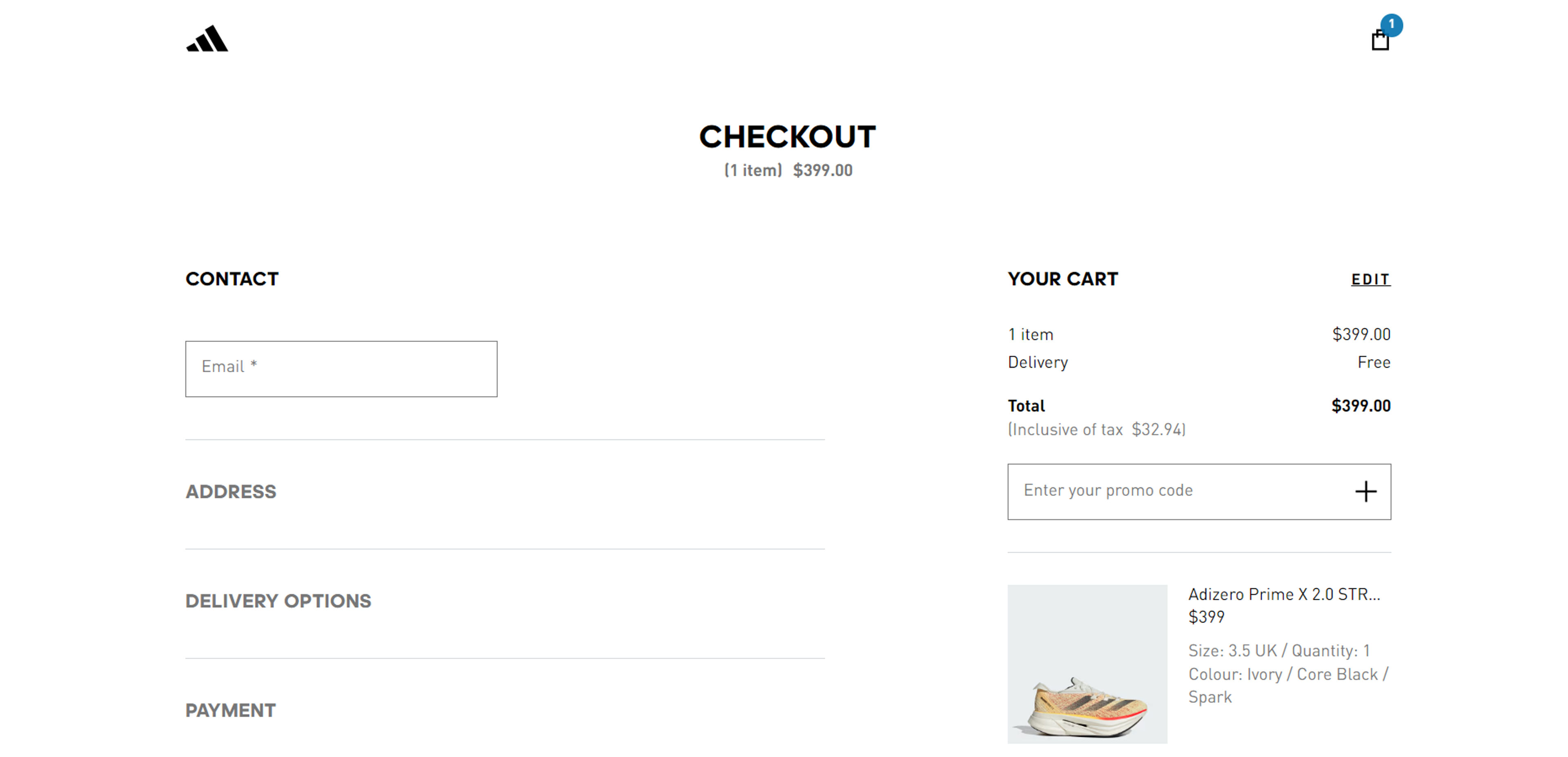 How to use coupon for Adidas