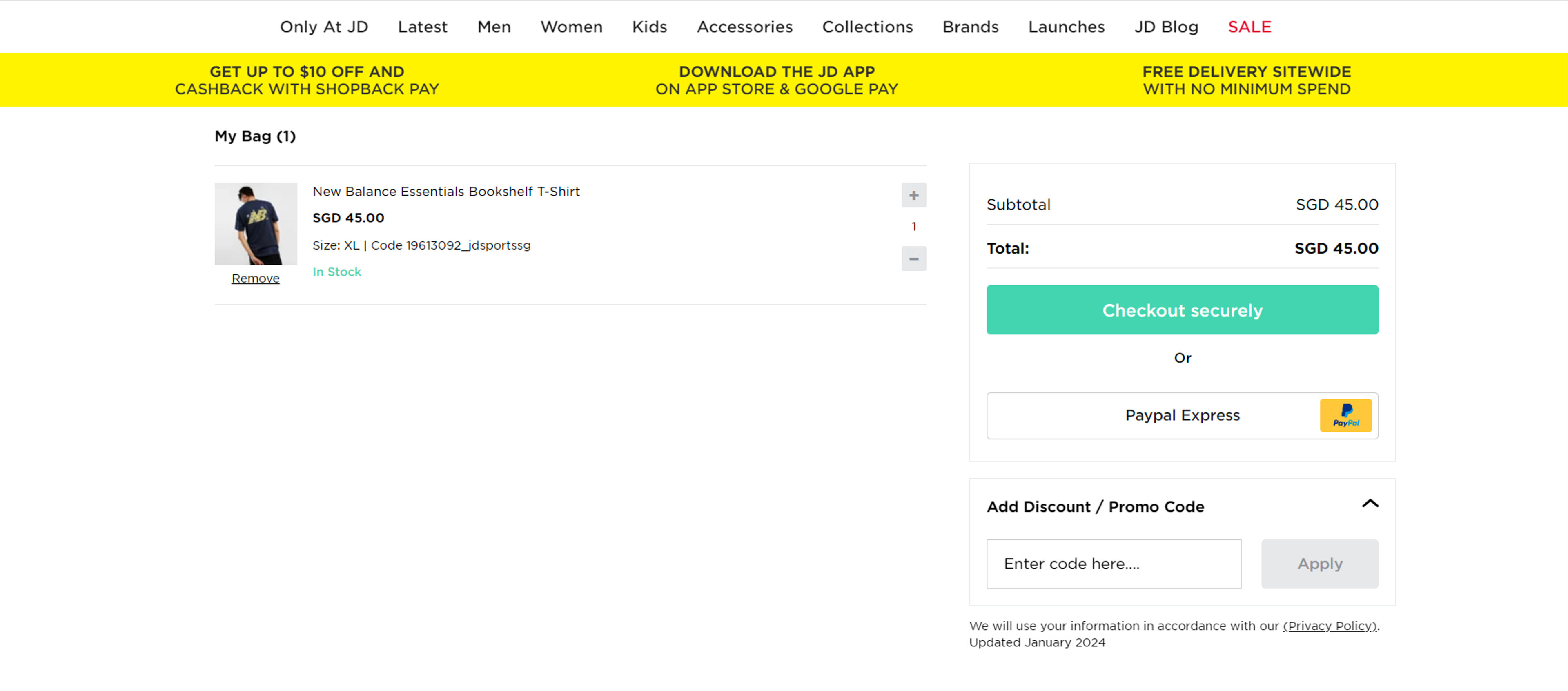 How to use coupon for JD Sports
